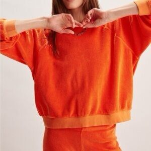 Suzi Kondi Vibrant Orange Sweatshirt